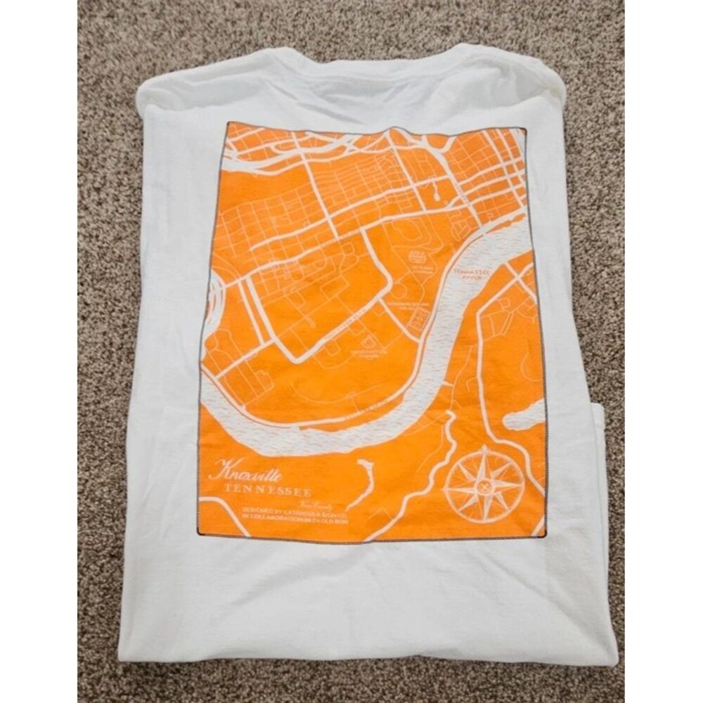 Men's Old Row TN Vols Knoxville Map T-shirt 2XL